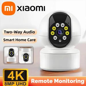 샤오미 4K 회전식 스마트 카메라 WiFi 제어 가능 감시 2방향 오디오 자동 추적 컬러 야간 투시 모니터 실내 카메라