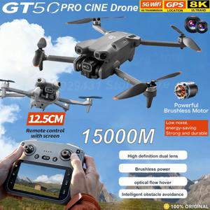 2025 신형 GT50 PRO 드론 8K HD 듀얼 카메라 WiFi GPS 20분 비행 항공 촬영 쿼드콥터 원격 조종 UAV 소년 장난감 선물