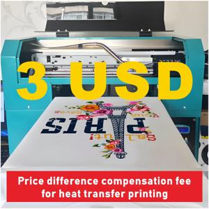 열전사 인쇄에 대한 3달러 가격 차액 보상 수수료