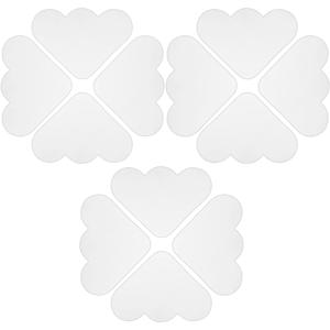 12개입 미끄럼 방지 카펫 패드 구름 모양 세척 가능 재사용 가능 하드우드 타일 바닥용 논슬립 스티커 테이프