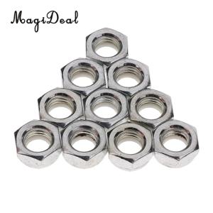 튼튼한 스케이트보드 트럭 나사 너트 장착 액슬 너트, 롱보드 수리 재건 장비, 10 개