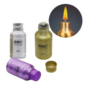 50ML 화학 알코올 버너 램프 휴대용 알루미늄 합금 알코올 램프 15cm 심지 실험실 난방 용품 교육 장비