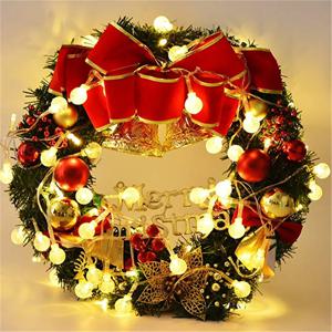 USB 배터리 전원 LED 볼 화환 조명, 요정 스트링 방수 야외 램프, 크리스마스 휴일 웨딩 파티 조명 장식