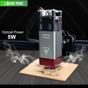 레이저 트리 4w 5W 레이저 모듈 450nm 레이저 헤드 블루 레이저 CNC 레이저 조각 절단기 목공 DIY 도구