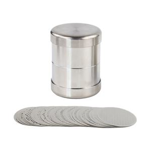 65x 다이아몬드 정렬 체 내구성 휴대용 48mm 플레이트 쥬얼리 구슬 보석에 대한 도구 세트 만들기 스테인레스 스틸 느슨한 돌