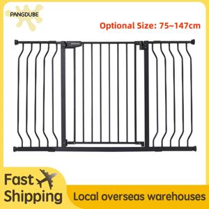 어린이 안전 장벽 Childproof Gate 75~147cm 어린이 계단 장벽으로부터 압력 장착형 아기 안전 게이트 보호