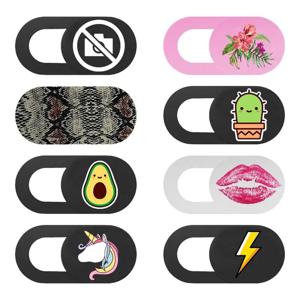 웹캠 커버 셔터 자석 슬라이더 플라스틱 카메라 커버 IPad 태블릿 웹 노트북 Pc 카메라 휴대 전화 렌즈 개인 정보 보호 스티커