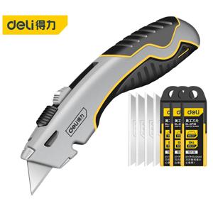 델리 튼튼한 안정적인 개폐식 아트 유틸리티 나이프, 아연 합금 커터, 전문 벽지 랩 파카 아트 용품, 문구