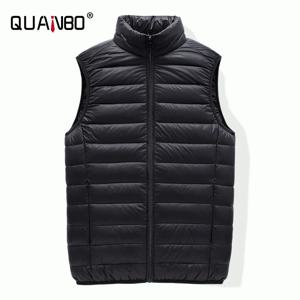 남성용 민소매 퍼퍼 자켓 2023 새로운 가을 봄 경량 방수 Packable 남성용 다운 조끼 코트