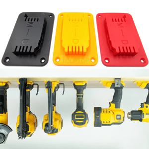 Dewalt/Milwaukee 14.4/18V/20V 배터리 도구 기계 홀더 도구 보관 랙 벽걸이 도구 브래킷 고정 장치 도구 홀더