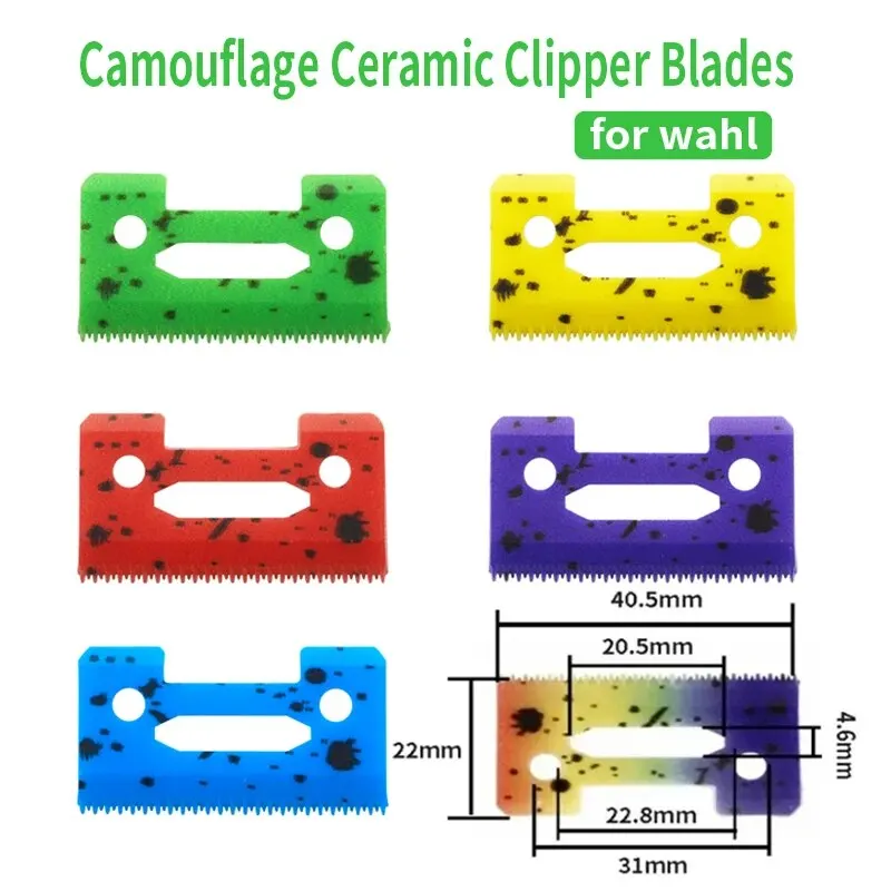 Wahl 8148 헤어 트리머 기계 용 교체 세라믹 블레이드 커터 전문 이발사 클리퍼 블레이드 살롱 스타일링 도구