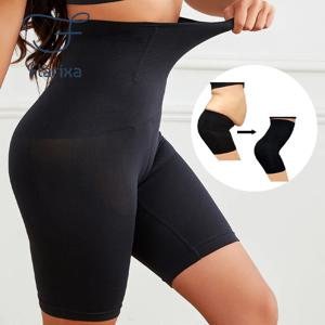 여성용 Shapewear 높은 허리 트레이너 팬티 배꼽 컨트롤 엉덩이 엉덩이 기중 장치 반바지 슬리밍 칼집 숙녀 중반 허벅지 바디 셰이퍼
