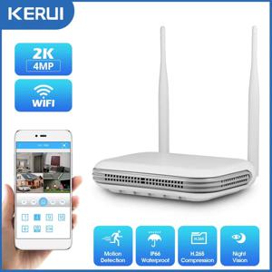 KERUI 3MP 5MP 2K 8CH 미니 NVR WIFI Onvif 네트워크 감시 비디오 레코더 홈 보안 카메라 시스템 XMEYE iCSee