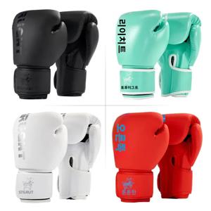 8/10/12 14 16 온스 복싱 글러브 전문 성인 복싱 무에타이 격투 글러브 남녀 훈련용 격투 글러브 MMA