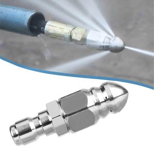 하수 제트 노즐 스테인레스 스틸 압력 와셔 하수 제트 노즐 헤드 1/4 