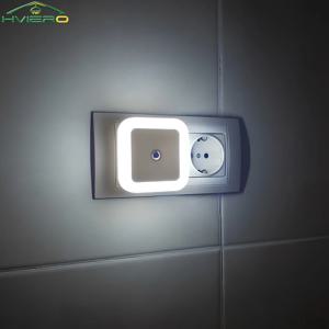LED 야간 조명 모션 센서 스마트 전구 플러그 작동 침대 옆 사각형 벽 램프 룸 복도 통로 화장실 주택 조명