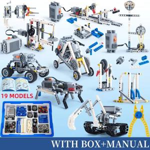 STEM MOC 빌딩 세트 기술적 창의적 조립 블록 교육용 DIY 모델 학습 장난감 휴일 선물
