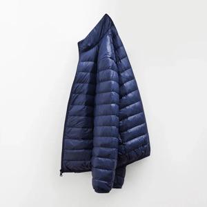 2023 남성 겨울 코트 패션 후드 화이트 오리 다운 재킷 플러스 사이즈 초경량 다운 코트 휴대용 슬림 다운 파카