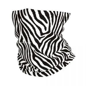 얼룩말 동물 패턴 반다나 넥 커버, 프린트 발라클라바 랩 스카프, 다용도 머리띠, 라이딩 남녀 성인 겨울 오토바이