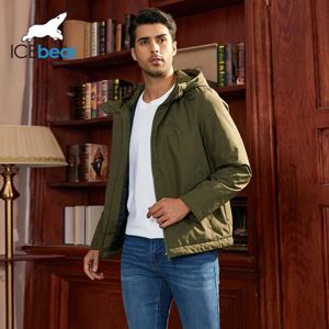 ICEbear 남성용 스포츠 재킷, 용수철 짧은 재킷, 후드, 얇은 재킷, MWC4105I, 2024