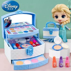 디즈니 여아 냉동 2 엘사 안나 공주 메이크업 가방 장난감 세트, 백설공주 메이크업 상자 세트, 어린이 장난감 선물, 신제품