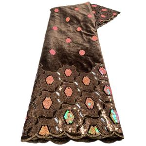 아프리카 메쉬 레이스 장식 조각 패브릭 2025 나이지리아 얇은 명주 그물 레이스 수 놓은 패브릭 여성을위한 프랑스어 그물 소재 웨딩 드레스