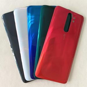 Xiaomi Redmi Note 8 Pro 배터리 커버 후면 유리 배터리 도어 하우징 교체 부품 Redmi Note 8Pro 뒷면 커버