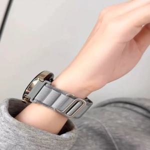 22mm 20mm 알파인 루프 시계줄 삼성 갤럭시 워치 7 6 5 4 클래식 액티브 2 기어 S3 스포츠 나일론 스트랩 화웨이 GT4 팔찌