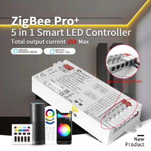 GLEDOPTO GL-C-201P/202P/203P 5 in 1 ZigBee 3.0 Pro+ LED 컨트롤러 RGB CCT RGBW RGBCCT 스트립 조명 스마트 APP 음성 제어