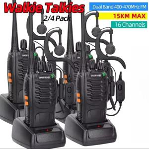 Baofeng BF-888S 워키 토키 5W 휴대용 핸드 헬드 워키 토키 트랜시버 16 채널 장거리 양방향 라디오 사냥