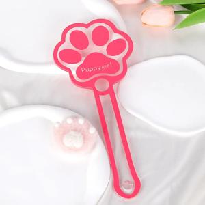 25CM 아크릴 고양이 발 스팽킹 패들 말 채찍 승마 박쥐 스타일 고양이 발 디자인 말 승마