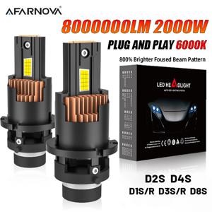 D2S D4S D2R D4R Led 자동차 헤드 라이트 Canbus HID D1S D3S D1R D3R Led 크세논 전구 1:1 터보 Led 자동차 램프 자동 조명 6000K 플러그 앤 플레이