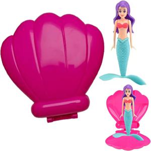 인어 풀 장난감 쉘 재미 있은 스핀 공주 수레 여름 수영 물 장난감 마법의 부동 쉘 선물 목욕 장난감 유아 장난감