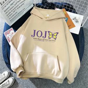 Anime Jojo Bizarre Adventure 여성 후드 힙합 양털 여성 캐주얼 풀오버 남여 남성 여성 Hoody Y2K 의류 streetwear