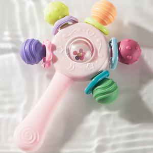 0~6개월, 12개월 아기 감각 발달 치발기 공 딸랑이 장난감, 아기 발달 교육용 장난감, 부드러운 치발기 딸랑이 장난감, 유아용 놀이