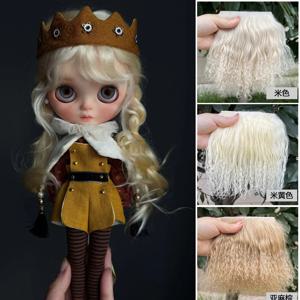 NO.51-69 도매 1pc 5*10cm/1.97*3.94inch 몽골어 모피 BJD OB11 인형 머리 뿌리 뽑기 가발 롤 인형 드레스 업 DIY 가발 인형 가발