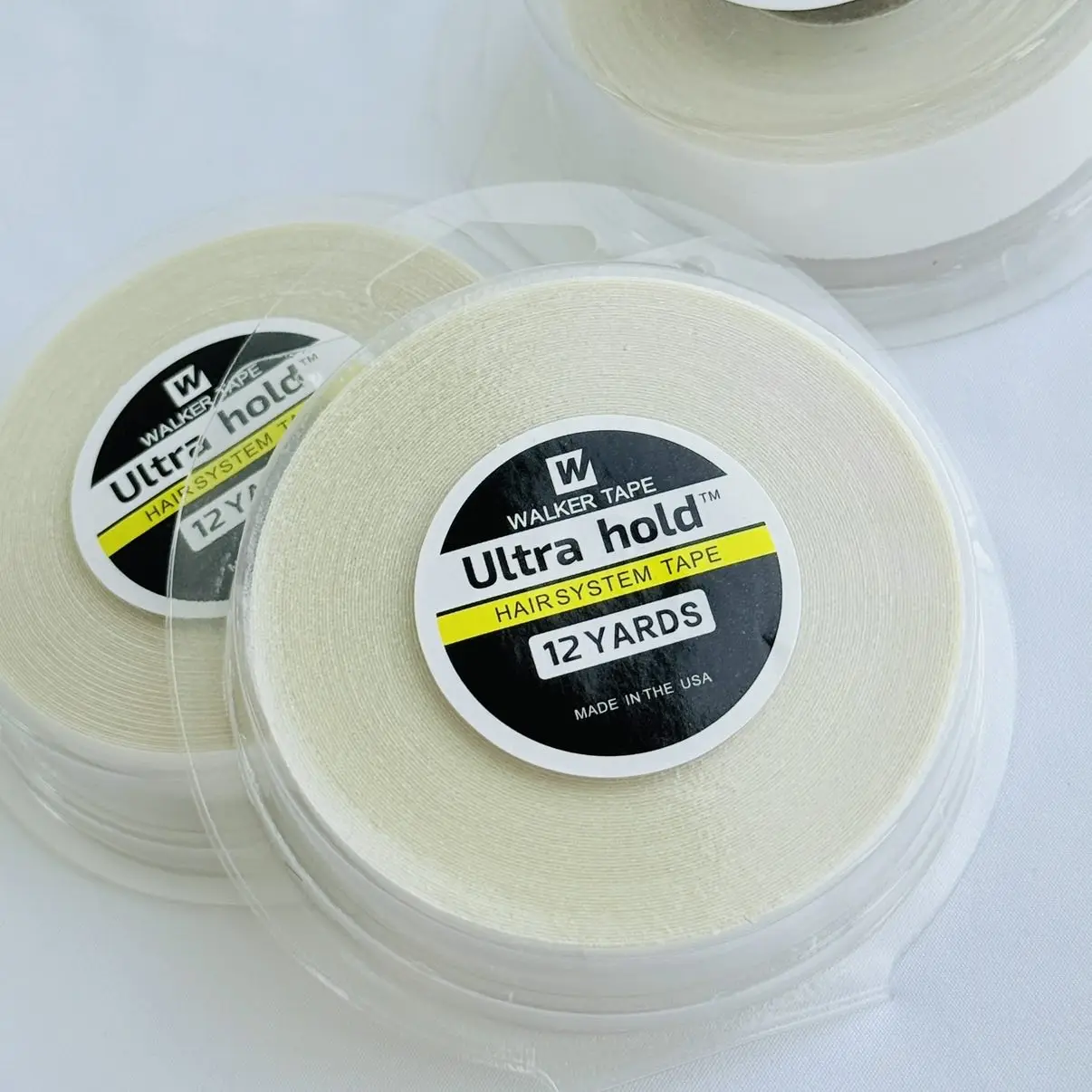 3/12 야드 헤어 시스템 레이스 용 테이프 앞면 블루 양면 가발 테이프 헤어 익스텐션 접착 테이프 가발 스타일링 도구