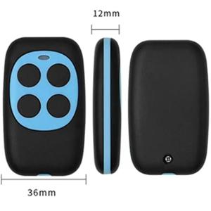 433Mhz 4키 다채로운 리모컨 RF 무선 복사 코드 리모컨 전기 복제 게이트 차고 문 자동 키체인 (가정용)