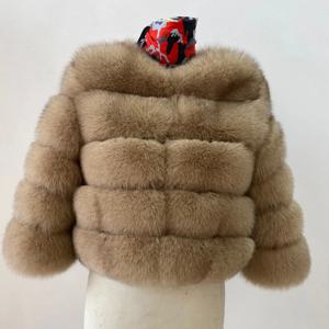 여성용 천연 세이블 모피 코트, 따뜻하고 패셔너블한 하이 스트리트 스타일 겨울 모델, 우아한 모피 코트