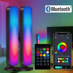 LED USB 라이트 바 RGB 색상 변경 TV 백라이트 리모컨 심포니 분위기 조명 스트립 음악 리듬 앰비언트 픽업 램프 장식