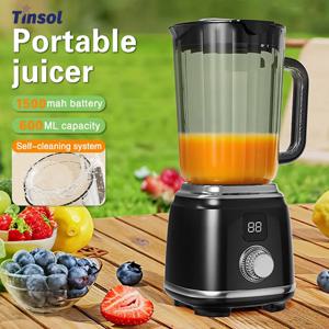 TINSOL New Home Juicer 10 블레이드 3000mAh 다기능 블렌더 손잡이 Juicer Ice Crusher 높은 주스 속도 주방 도구