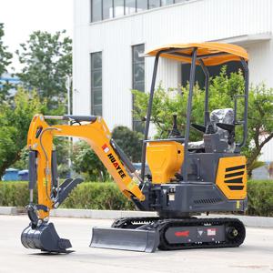 공장 공급 마이크로 미니 굴삭기 1톤 2톤 유압 크롤러 중국산 미니 굴삭기 캐빈 포함 판매
