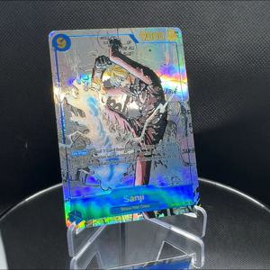 원피스 TCG OPCG 영어 만화 카드 블루 만화 상디 OP06-119 텍스처드 포일 카드 캐릭터 카드 상디