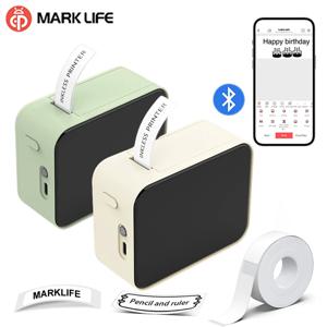 Marklife P15 열 라벨 프린터 Niimbot D11 D110 미니 프린터 접착 테이프 스티커와 유사한 무선 블루투스 라벨 메이커