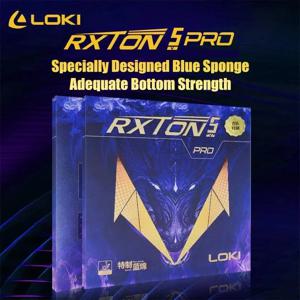 LOKI RXTON 5 PRO 탁구 러버 (라켓용, 높은 밀착력 및 핀플 디자인, ITTF 승인, 고밀도 스펀지)