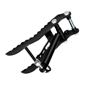 유압 썸 클립 Mn 스틸 싱글 홀 유압 썸 클립 미니 굴삭기 교체 부품 3.46인치 센터 간격