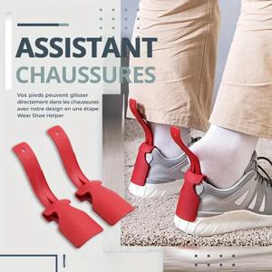 전문가용 플라스틱 구둣주걱, 편리한 신발 착용 도구, 고품질 미끄럼 방지 구둣주걱, 노인용 신발 액세서리