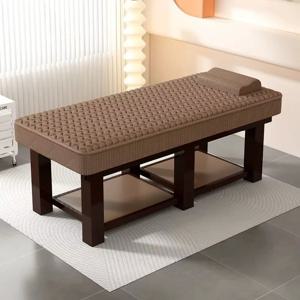 원목 마사지 침대 라텍스 뷰티 침대 전문 스파 트리트먼트 테이블 타투 자수 바디 베드 살롱용 고급 원목 침대