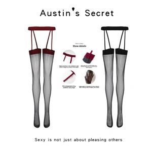 매혹적인 블랙 란제리 세트 여성용 탈착식 허벅지까지 오는 스타킹 서스펜더 코케트 부두아 메쉬 페티시 웨어 바디콘 시스루