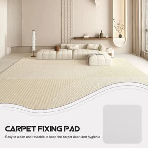 4개입 카펫 테이프 스티커 미끄럼 방지 러그 패드 하드우드 라미네이트 타일 바닥용 안전하고 신뢰할 수 있는 카펫 그립퍼